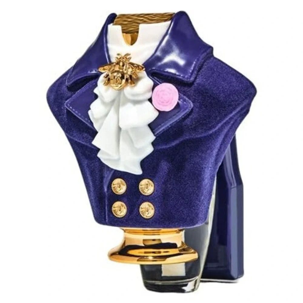 Bath & Body Works Wallflowers Plugin Home OS Blue New Bust with Bee Gold Brooch